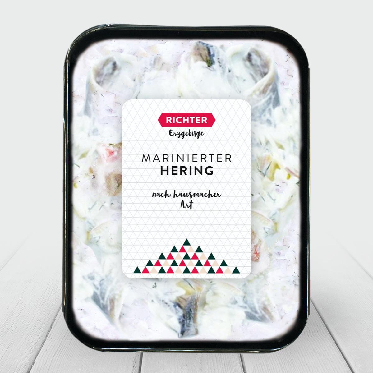 Marinierter Hering Verpackung
