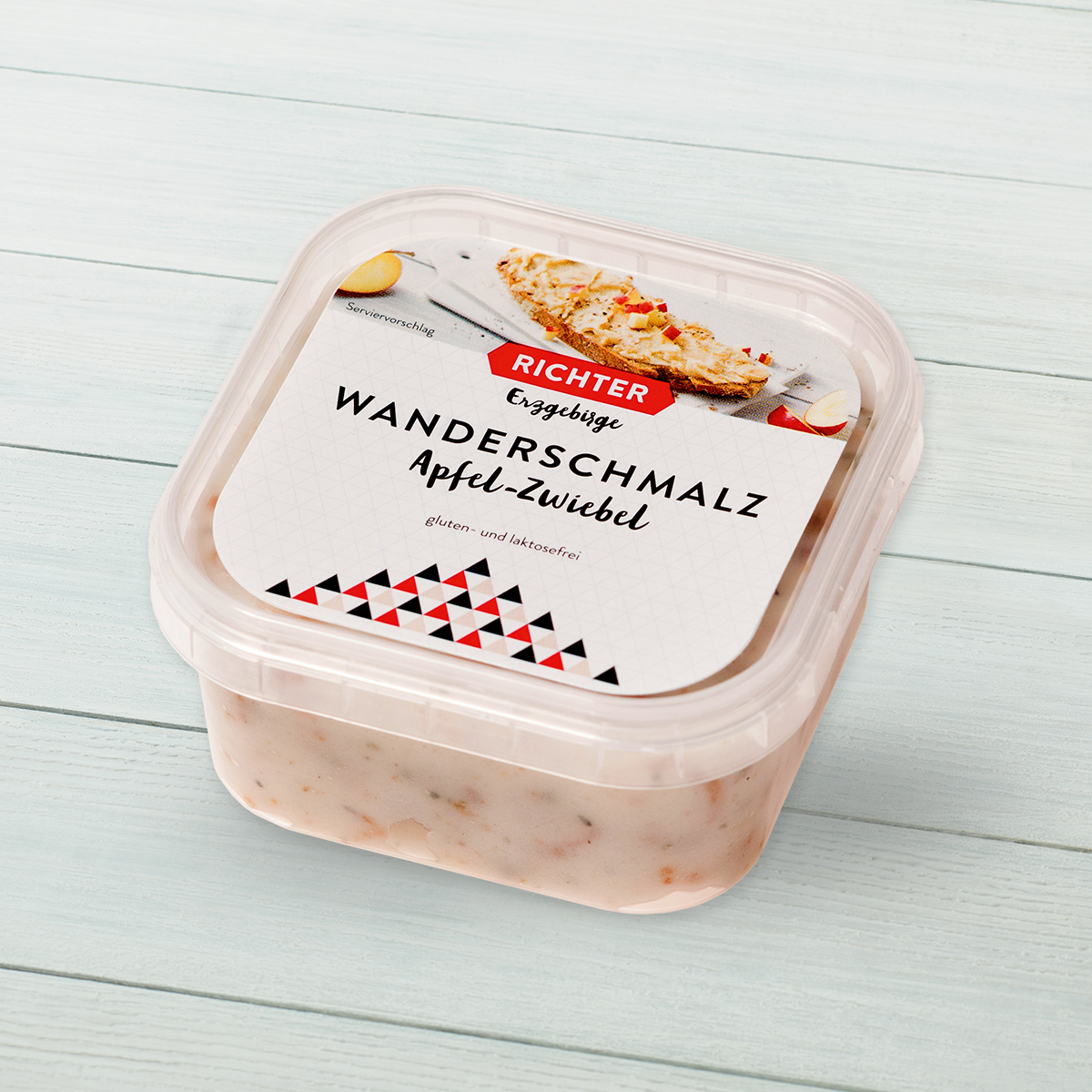 Wanderschmalz Apfel Zwiebel Verpackung