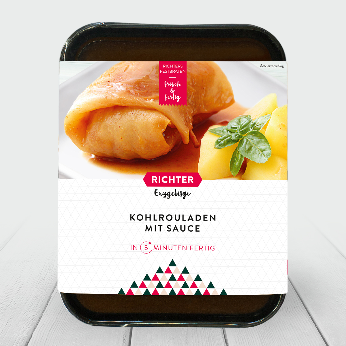 Richters Festbraten Kohlroulade Verpackung